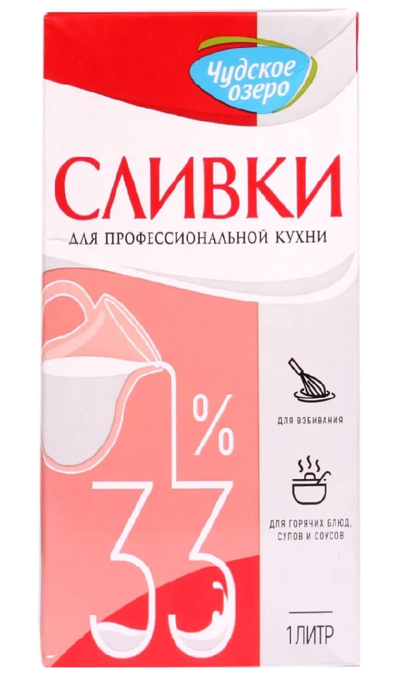 Сливки чудское озеро 1л есм