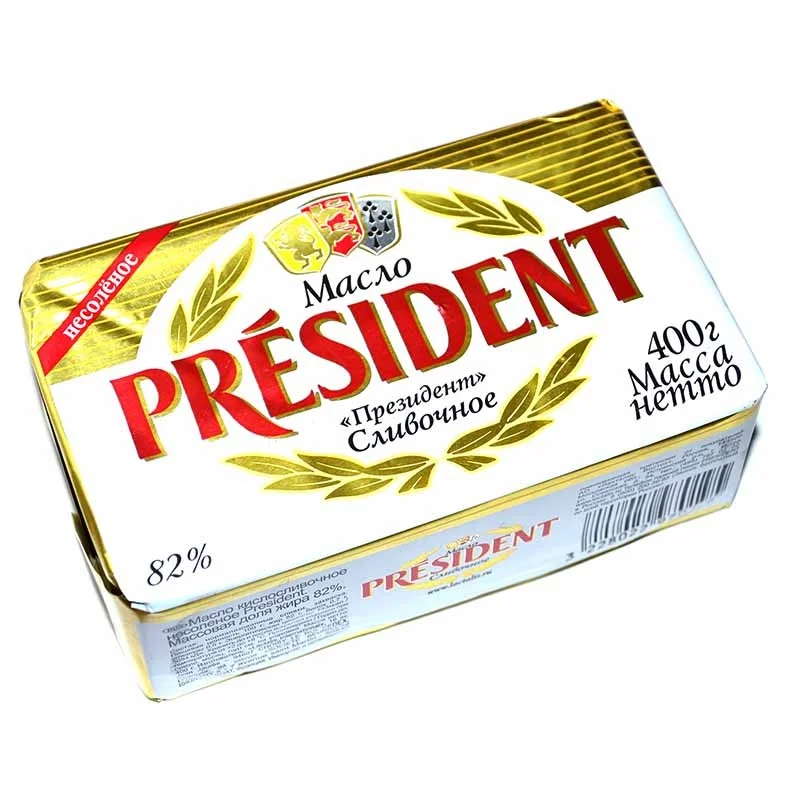 Масло Президент 82.5% 400гр