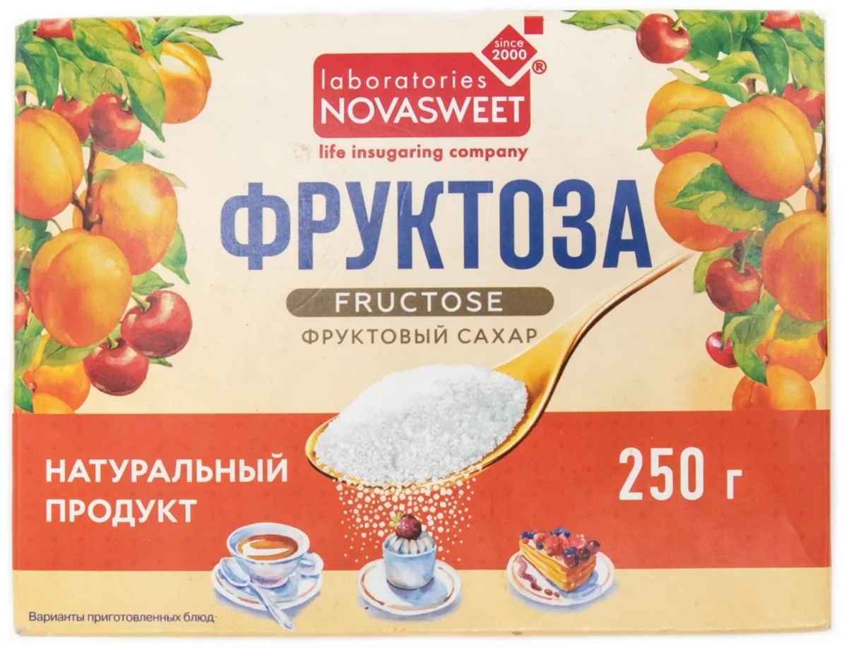 Фруктоза Новасвит 250гр