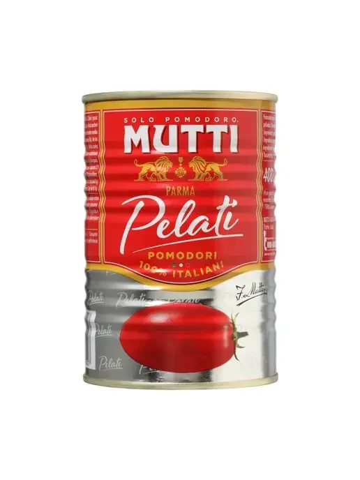Мякоть очищенных помидоров "MUTTI"по 400гр (polpa) dc